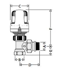 Regulator przepływu gwintowany  CAL 230 GŁ  CALEFFI - Katalog armatury