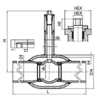 Zawór odcinający  DZT-I1500-RP  DZT - Katalog armatury