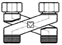 Zawór przyłączeniowy VK krzyżowy  1 3004 22  HERZ - Katalog armatury
