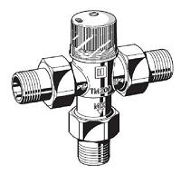 Termostatyczny zawór mieszający do cwu  TM50-1/2ERV  HONEYWELL - Katalog armatury