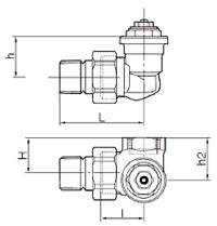 Zawór termostatyczny  V2020LSX-SG  HONEYWELL - Katalog armatury