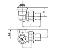 Zawór termostatyczny  V2020RSX-SG  HONEYWELL - Katalog armatury