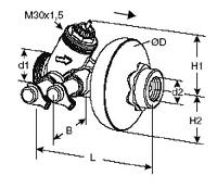 Regulator przepływu gwintowany  KTCM512LF  TA - Katalog armatury