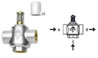 Zawór regulacyjny 3 drogowy z siłownikiem  RBM113 A-B  RBM - Katalog armatury