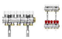 Rozdzielacz  mieszkaniowy z zaworami  RBM3202.06-P  RBM - Katalog armatury