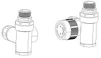 Zawór grzejnikowy powrotny  VT-TZTI-ZP  VARIO TERM - Katalog armatury